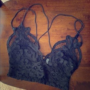 💕Free People black bralette